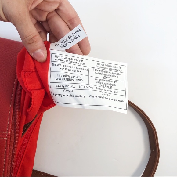 Mia and Luca vegan leather crossbody bag purse red - Picture 7 of 12